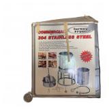Turkey Fryer 32 Qt 304 Stainless Steel Kit