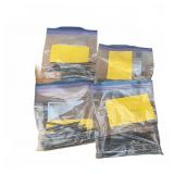 Black Oxide Twist Drill Bits, 4 Bags