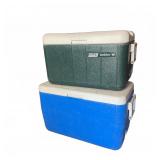 Coleman KwikServ 40 Cooler & Blue Cooler Duo