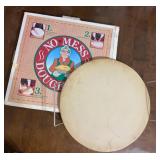 Pizza Baking Stone & No Mess Dough Disc Set
