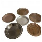 Glass, Metal & Ceramic Pie Plates Assorted