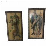 Vintage Framed Game & Fish Still-Life Prints
