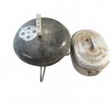 Charcoal Kettle Grill & Metal Roaster Pan