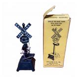 Marx Bell Ringing Railroad Crossing Signal Toy