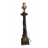 Neoclassical Bronze Table Lamp Column Design