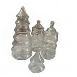 Clear Glass Apothecary Jars