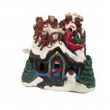 Illuminated Christmas Bear House Decoration