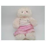 Build-A-Bear 16' Pink and White Teddy Plush