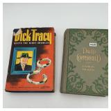 2 OLD Books David Copperfield, Dick Tracy
