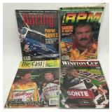 4 NASCAR Related Magazines Beckett, Die Cast Older