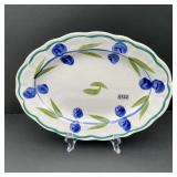 Corona Majolicam Oval Hand Painted Platter
