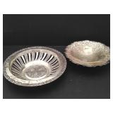 2 Silver Bowls One is Silver Plated Other one??