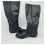 Style & Co Wide Calf High Top Boots Size 6.5