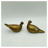 2 Brass Birds About 4' Long