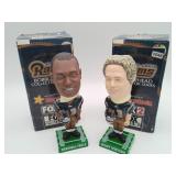 2 Bobbleheads Faulk & Wistrum RAMS SGA