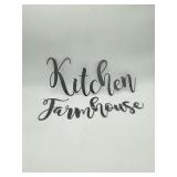 Two Metal Sign Decorations