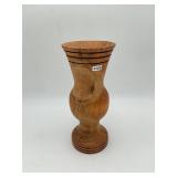 Carved Wood Bud VASE 10' Tall *