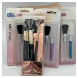 4 Cosmetic Brush Sets New Old Stock