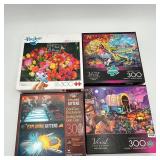 4 Picture Puzzles 300 Piece