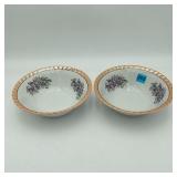 2 Matching Yamatsu Japan 7' Bowls