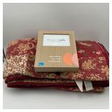 Nice Large Red Linden St. Blanket, Frame