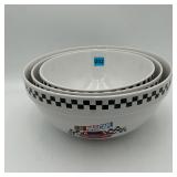 Set of 3 NASCAR Nesting Mixing Bowls COOL 2002