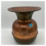 Union Pacific Railroad Copper & Brass Spittoon