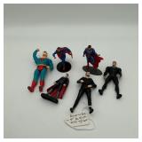 General ZOD and 5 Random Superman Figures