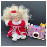 1984 Cabbage Patch Kids Musical Camera, DOLL