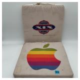 OMG! 2 RARE Super Bowl XlX Cushion w/APPLE Logo*