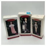 3 MORE KEEPSAKE Barbie Ornaments Collectors Series