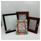 4 Picture Frames of various Shapes and Sizes