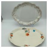 2 NICE Homer Laughlin 15.5' Platters
