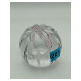 Beautiful Caithness Scotland Glass Paperweight