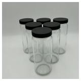 6 Spice / Storage Bottles