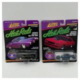 2 Johnny Lightning Limited Edition Die Cast Cars