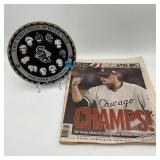 Sun Times 2005 WHITE SOX CHAMPS & Collector Plate