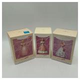 3 BARBIE Collectors Series Ornaments