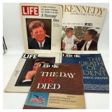 Five JFK Related Magazines