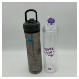 Contigo Stainless Water Bottle and Plastic Bottle