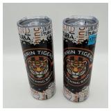 2 HERRIN TIGER Marching Band TUMBLERS
