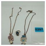 Vtg Strawberry Shortcake Blueberry Muffin Jewelry*