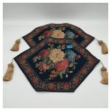Pair of TACHE Home Fashion Floral Table Runners