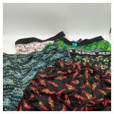 5 Pair of FUN Boxers, Rams, Baseball, Size L & XL