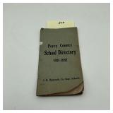 Perry County School Directory 1931-1932