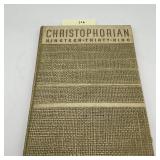 Christophorian 1939 Yearbook Christopher IL
