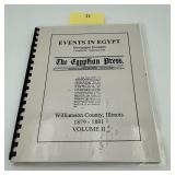 Events In Egypt Williamson County Vol 2