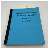 Saline County Marriage Register 1878-1898