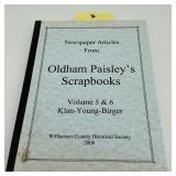 Oldham Paisley's Scrapbook 5&6 Williamson Cty 2006