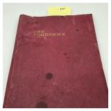 The Tomahawk Yearbook 1939 Carlyle IL.